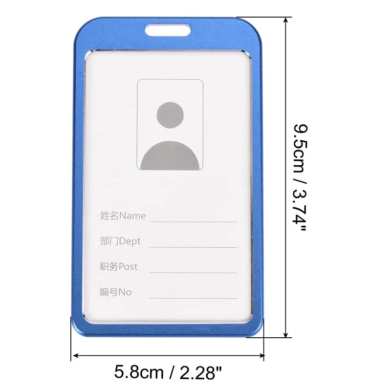 Hot Selling Metal ID Card Holder And Name Badge Holder Cover Customized Fashion Business Card