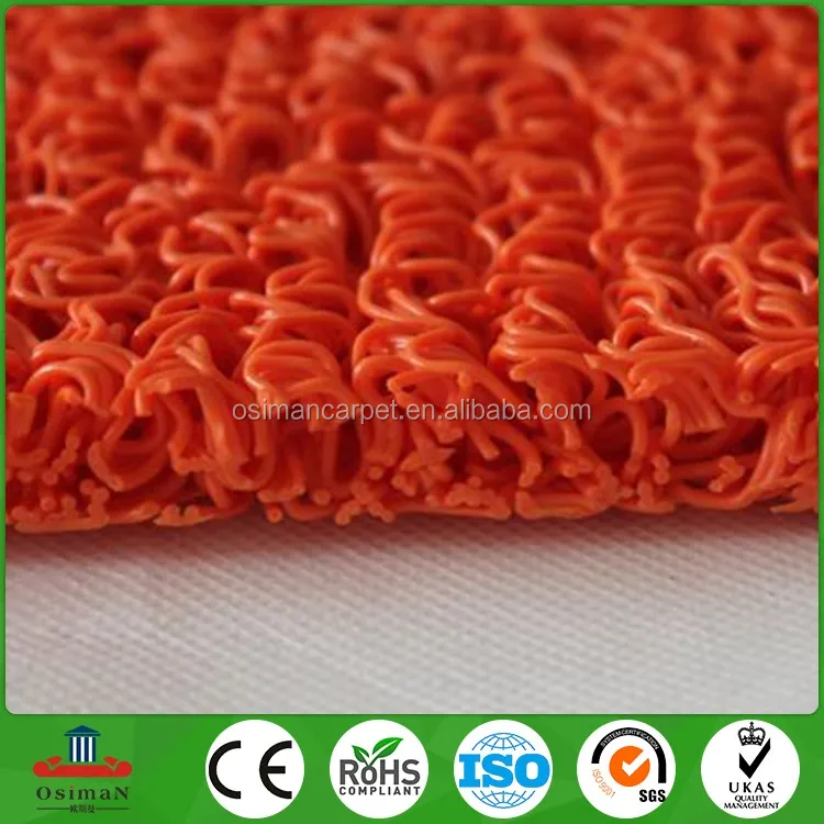Red carpets pvc coil floor mat roll waterproof pvc mat roll spaghetti without backing manufacturer china supplier