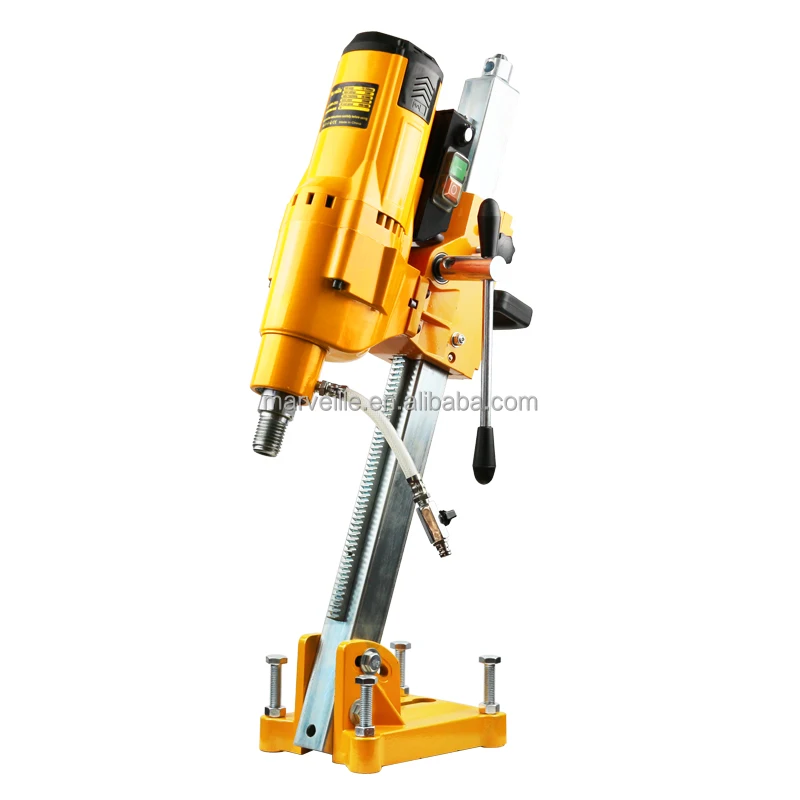 Marveille MW-355B 15-355MM 4680W 14 inch 600rpm diamond core drilling rig with electromagnetic switch adjustable bracket