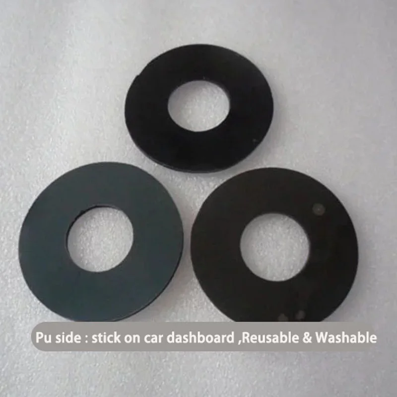 Circular Double Side Sticker Dashboard Adhesive Replacement Pad Compatible with SuctIon Cup Windshield Mounting