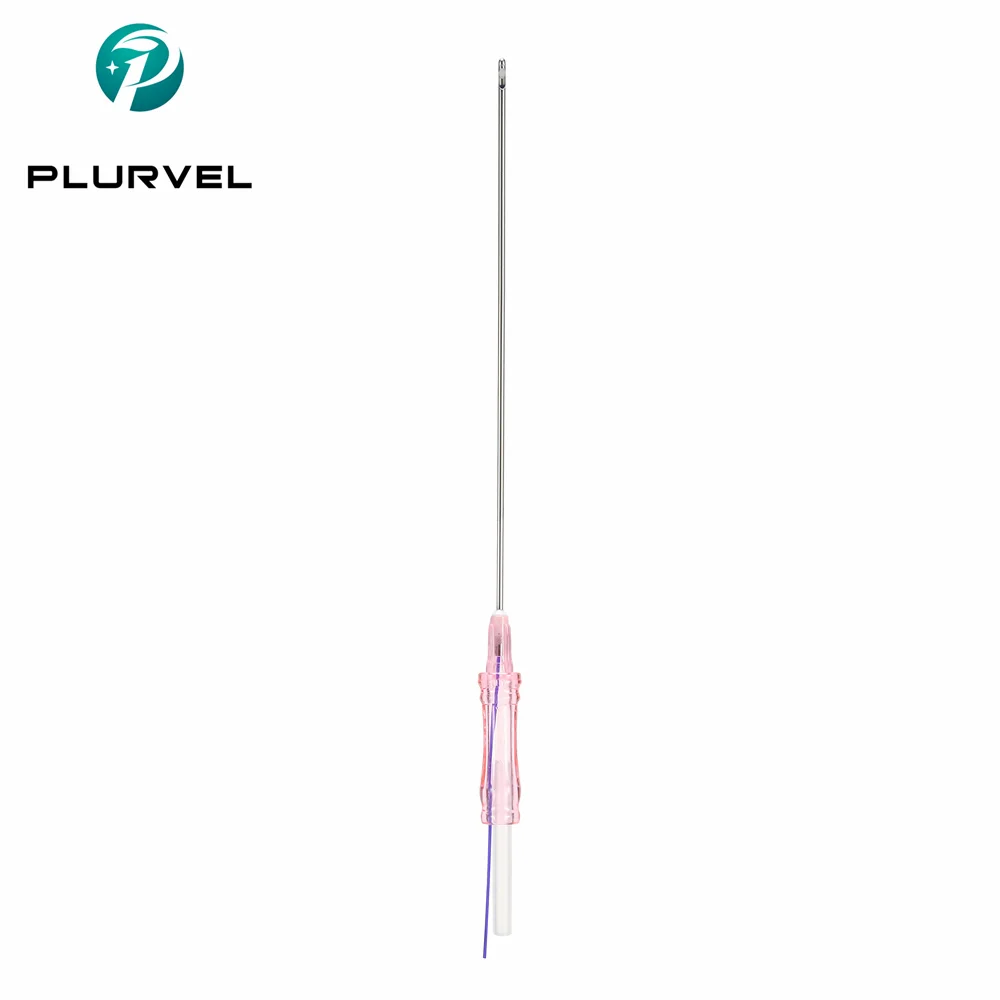 2023 Plurvel W-Type 18x100mm Plurvel Cosmetic Pdo Face Filling Cog Polydioxanone Rose Eye