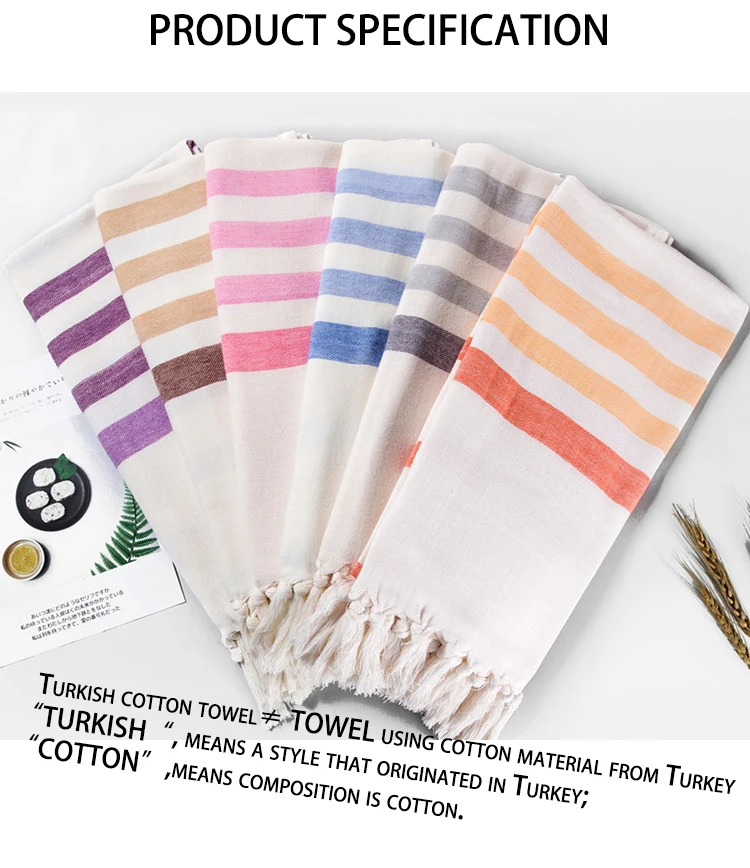 wholesale turkish hand towel luxury soft bath towel custom turkish beach towel