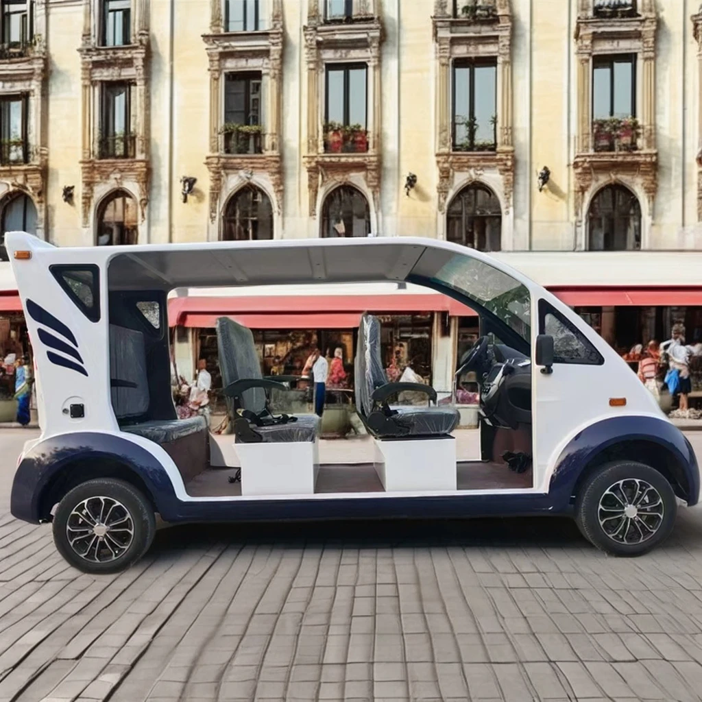Factory Prices Classic Eco-Friendly 4-Wheeled 4-5-seater open electric patrol car