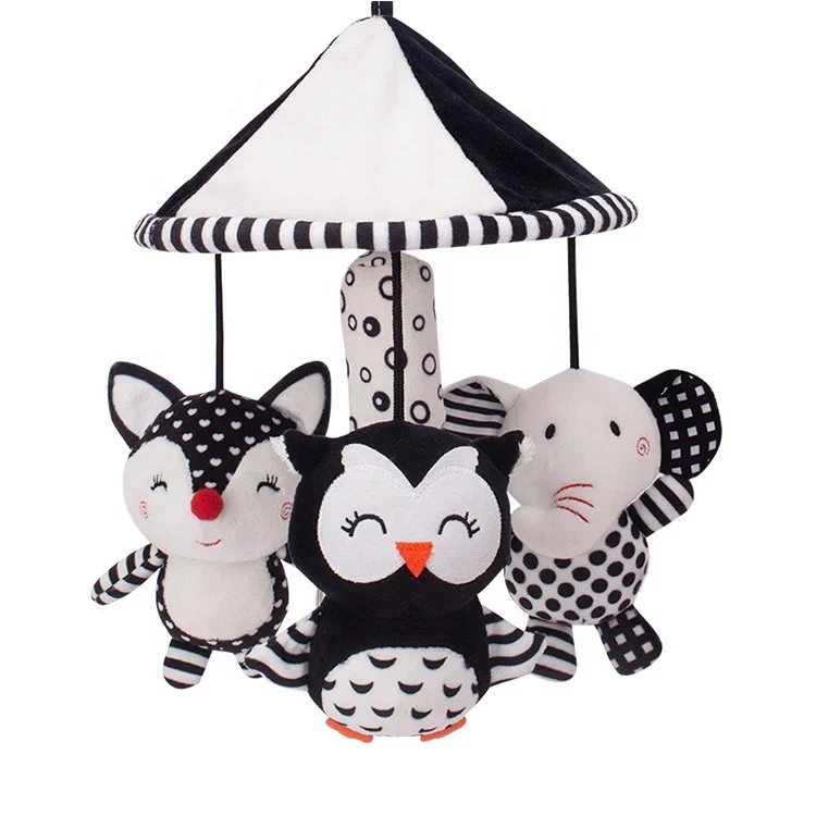 GFTC 2022 Wholesale Cartoon Sensory Sleep Wind Bell Girl Boy Baby Hanging Rattles Toys