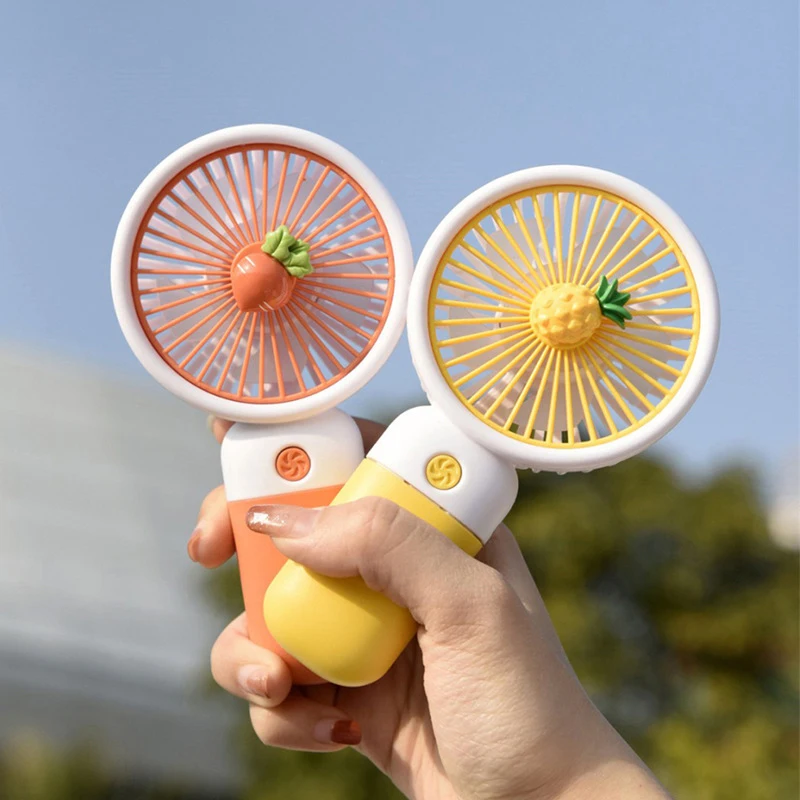 USB Mini Wind Power Handheld Fan Convenient And Ultra-quiet Fan High Quality Portable Student Office Cute Small Fans for Summer