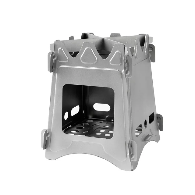 High Quality Outdoor Camping Pure Titanium Barbecue Stove