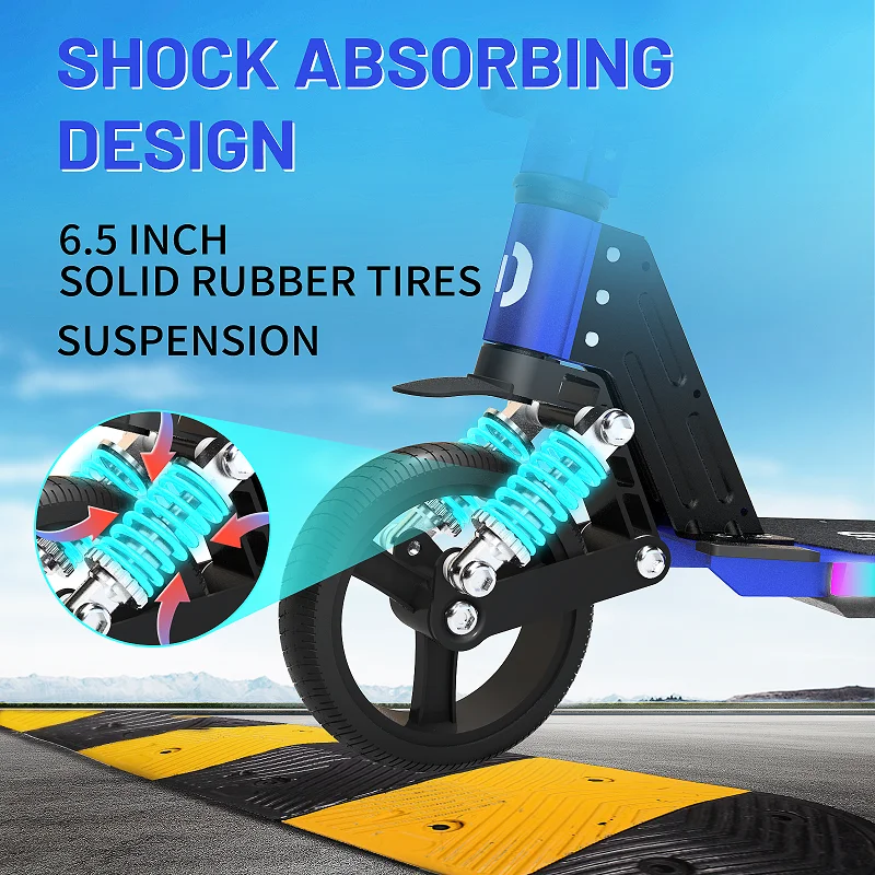 2023 wholesale 6.5 inch youth mobility scooter children electric scooter for Christmas gift