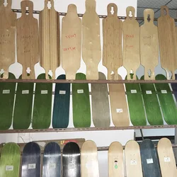 Free Oem ODM blank maple free bearings custom skateboard wheels decks