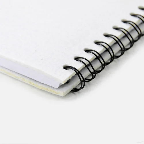Sublimation blanks felt coated customized journals photo felt notebook with coil
