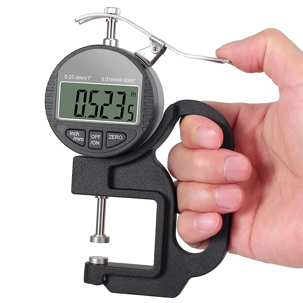 Electronic Thickness Gauge 0-25.4*30mm 0.01mm Electronic Dial Thickness Gauge digital micrometer price