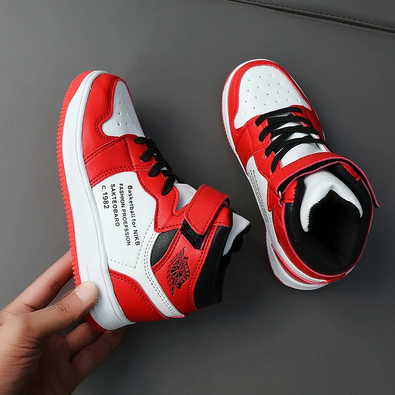 Высокие кроссовки для детей среднего и старшего возраста (28-40), детская спортивная обувь, новинка 2021