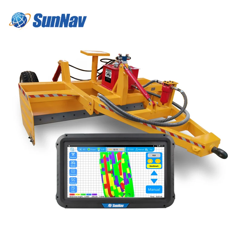 agricultural machinery GPS agriculture land leveling system sunnav AG2000M slope leveling Field Level II