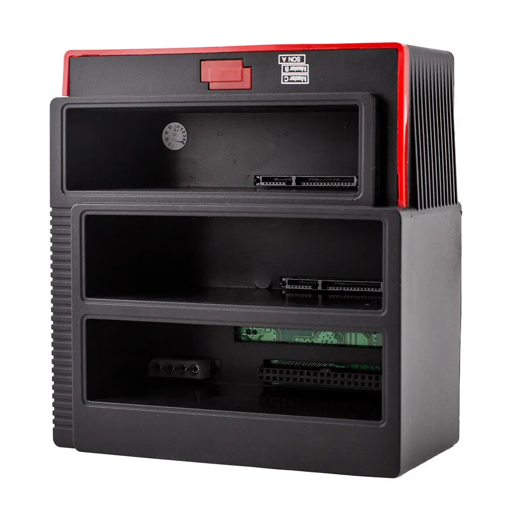 OTB 2TB SATA & IDE Interface Hard Disk Adapter Box Plastic USB 3.0 Cloning Docking Station Case Used Condition