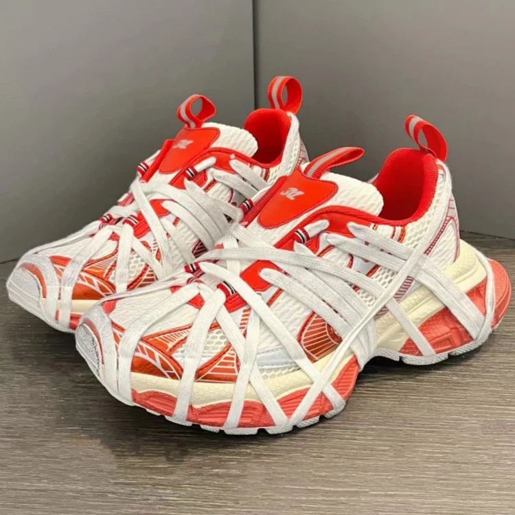 Dropshipping Custom Logo New Styles Fashion Shoes Men Trendy Designer Thick-Soled Couples Chunky Sneakers