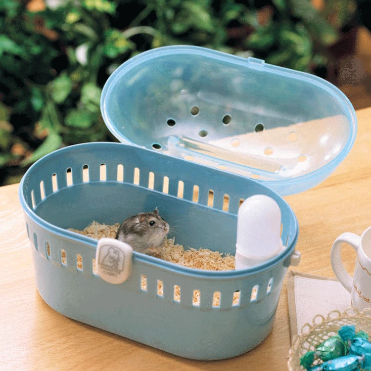 Wholesale Lovely design Portable Hamster Cage Hand-held Easy to Bring Outdoor Cage For small Animal