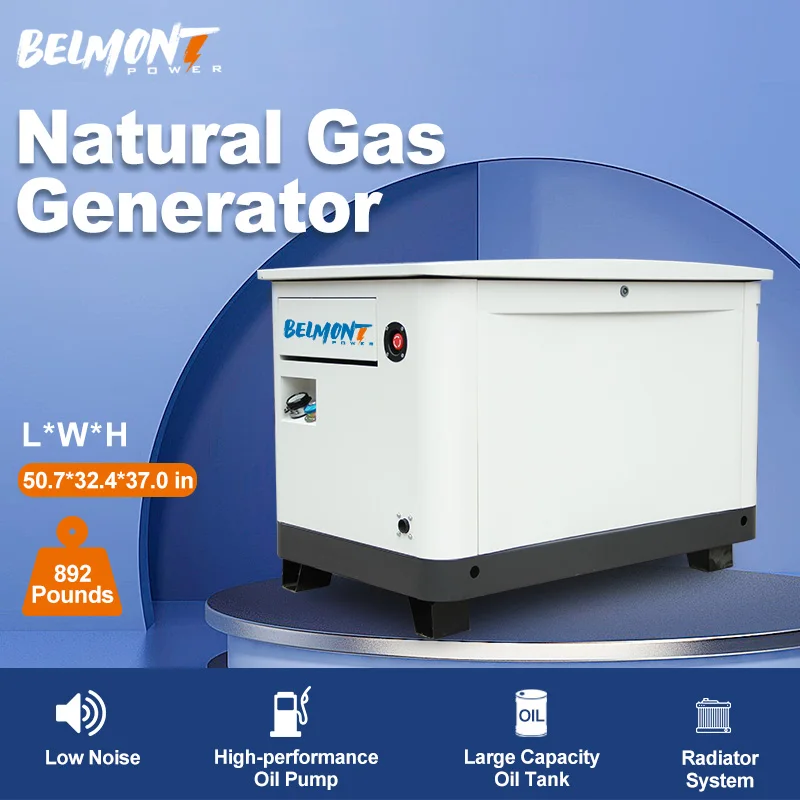 7kw 8kw 14kw 15kw 17.5kv 20kw 22kw 23kw Air Cooled LPG Home Natural lpg generator 10kw Gas Generator for Whole House