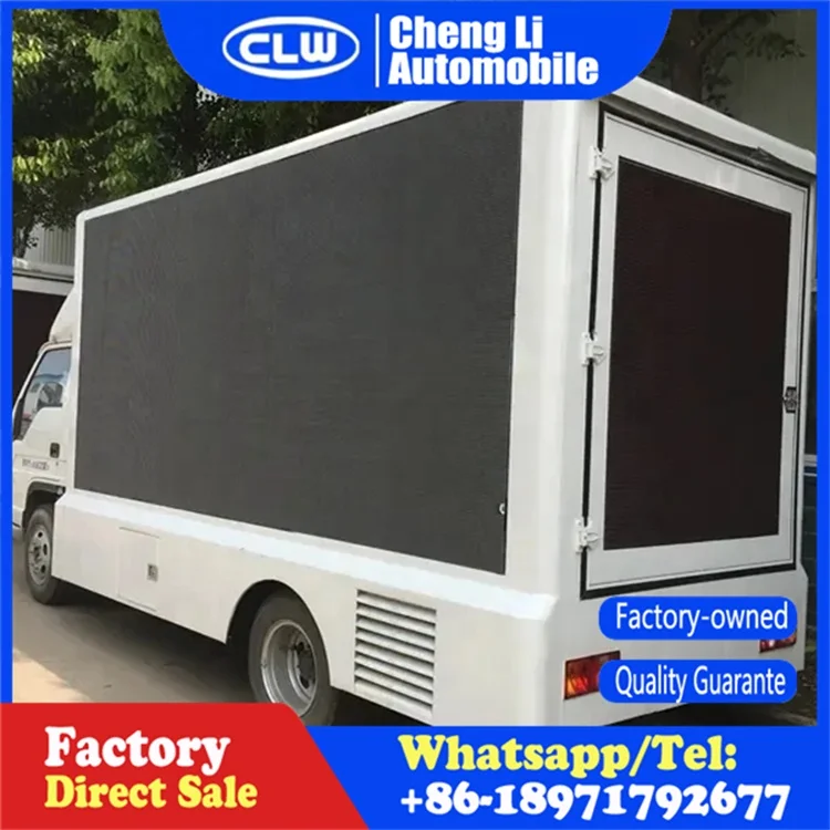 Led Billboard Truck 4x2 Digital Advertising Display Trucks Mobile Billboard Screen Truck