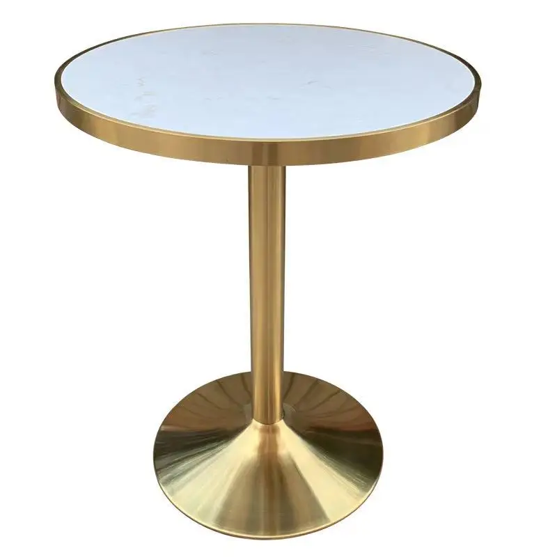 Cheaper marble board Modern style Metal and High Gloss and quality  Dining table /Dining table With competitive price
