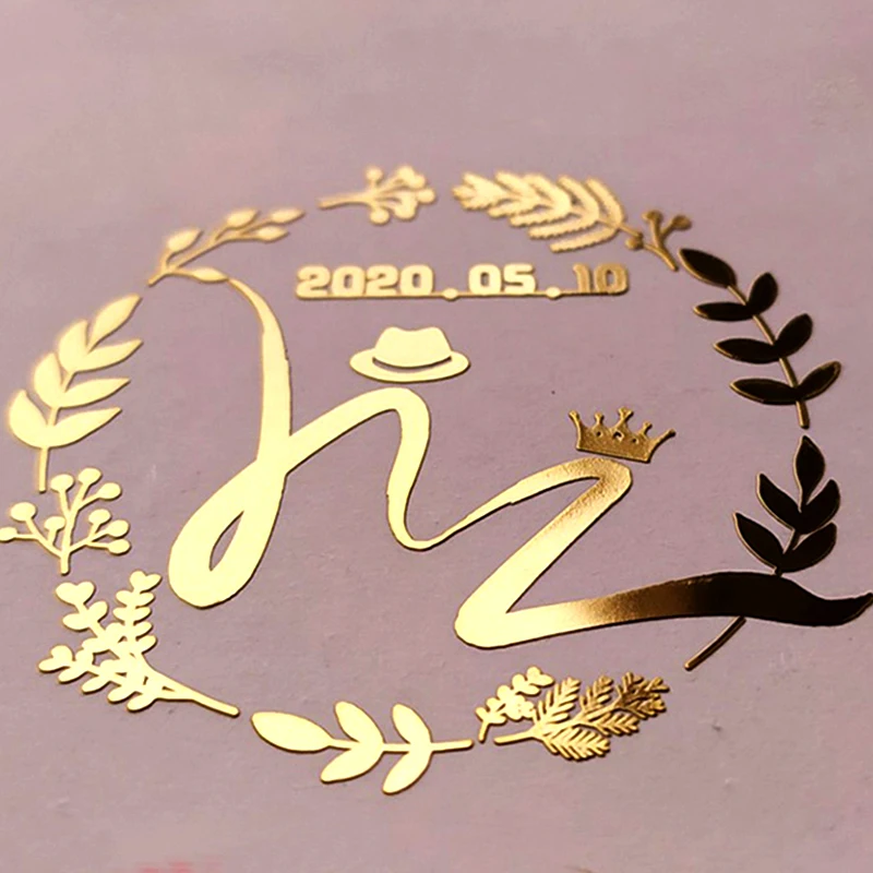 Metallic Custom Design Nickel Label Metal Logo Stickers 3d Stereo Transfer Stickers