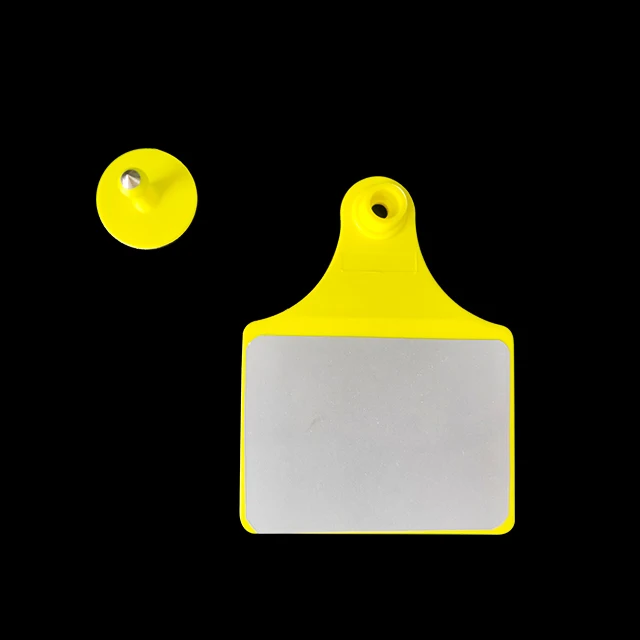 Agricultural Farming Equipment Livestock Large Blank Cattle Cow Pig Rabbit Ear Tags Reflective Ear Tag For Venezuela
