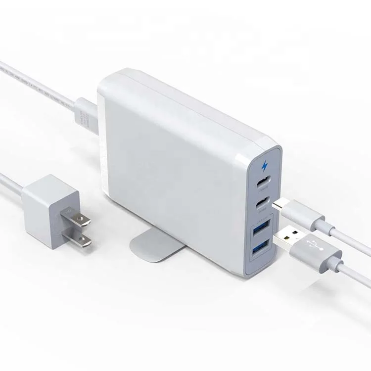 
USB Charger 75W 20V Desktop USB Charging Station with Multiple Port for iPhone iPad Galaxy Huawei Tablet 