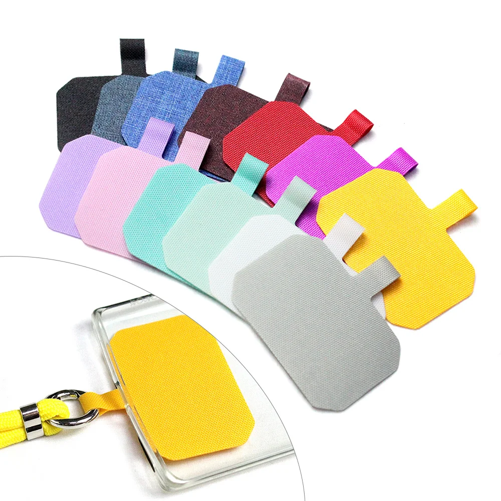 Universal Colorful Custom Color Smartphone Cellphone for Phone Strap Rope 13 14 Nylon TPU Mobile Cell Phone Case Lanyard Patch