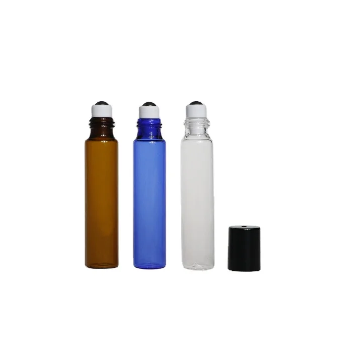 Oil Glass Bottle Clear 30ml Frosted Glass Bottle 5ml 8ml 10ml 15ml 20ml Clear Roll On Glass Bottle For Oil