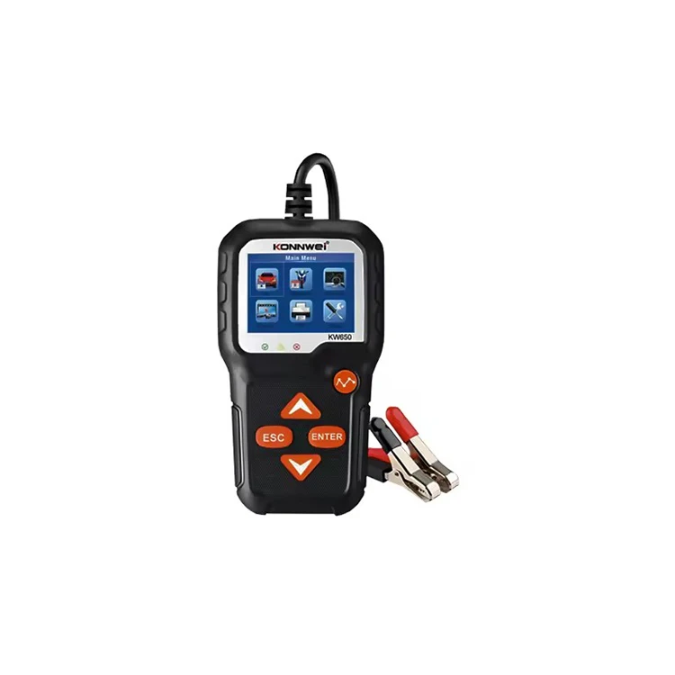 RM Konnwei KW650 6V Battery Tester for Motorcycle 12V Battery Tester Support 6-16V car vehicle equipment