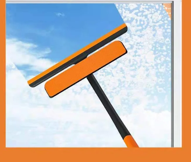 High Quality Multifunction 3 in1 Glass Window Squeegee Cleaner Shower Bathroom Mirror Rubber Wiper