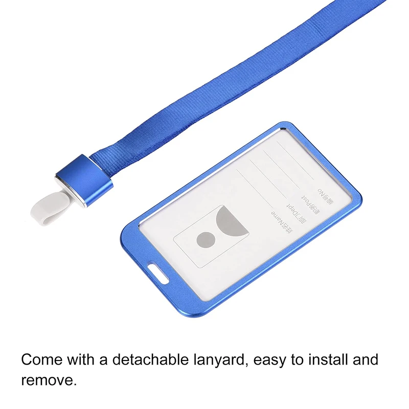 Hot Selling Metal ID Card Holder And Name Badge Holder Cover Customized Fashion Business Card