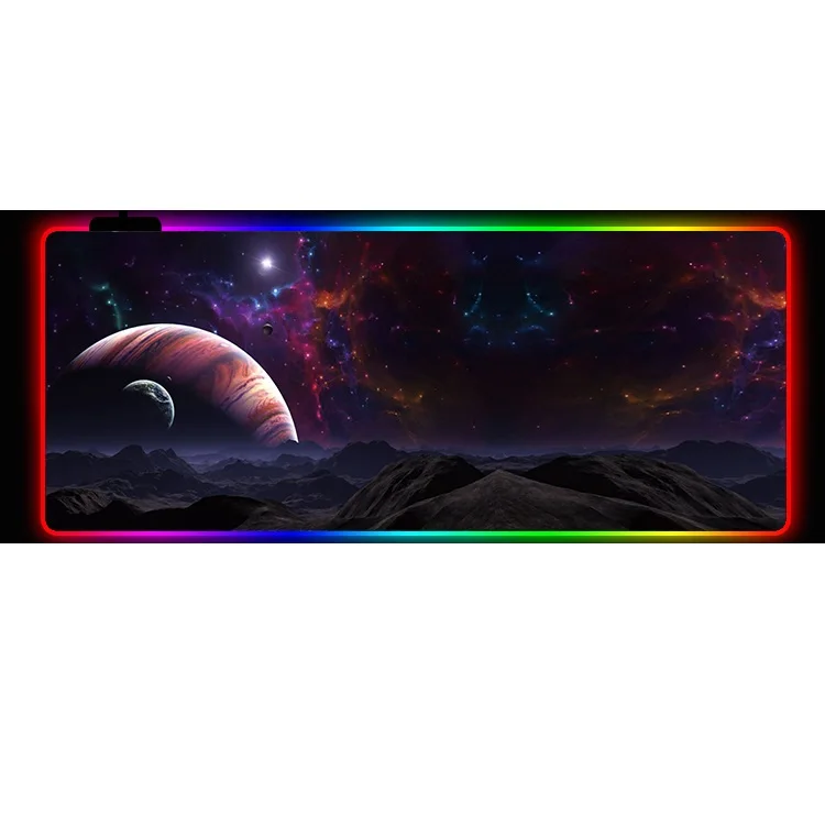 2022 Original Factory rubber RGB gaming Mouse and Keyboard pads best sell mouse pad