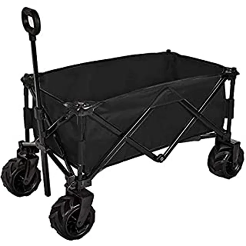 Portable Luggage Outdoor Picnic Beach Camping Wagon Trolley Garden Trail Foldable Collapsible Folding Utility Camping Cart