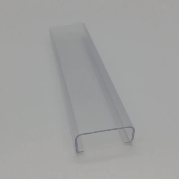 extruded clear pvc led profile