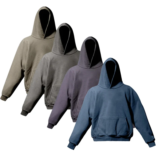 OEM heavyweight cotton oversize short style  sublimated printed blank vintage hoodies  sweatshirts