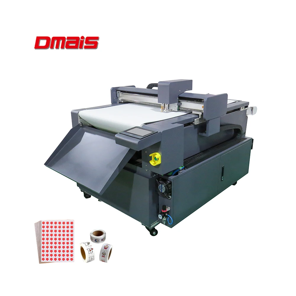 Roll to roll PET film high speed plotter cutter with kiss cut double head cutter machine China factory price