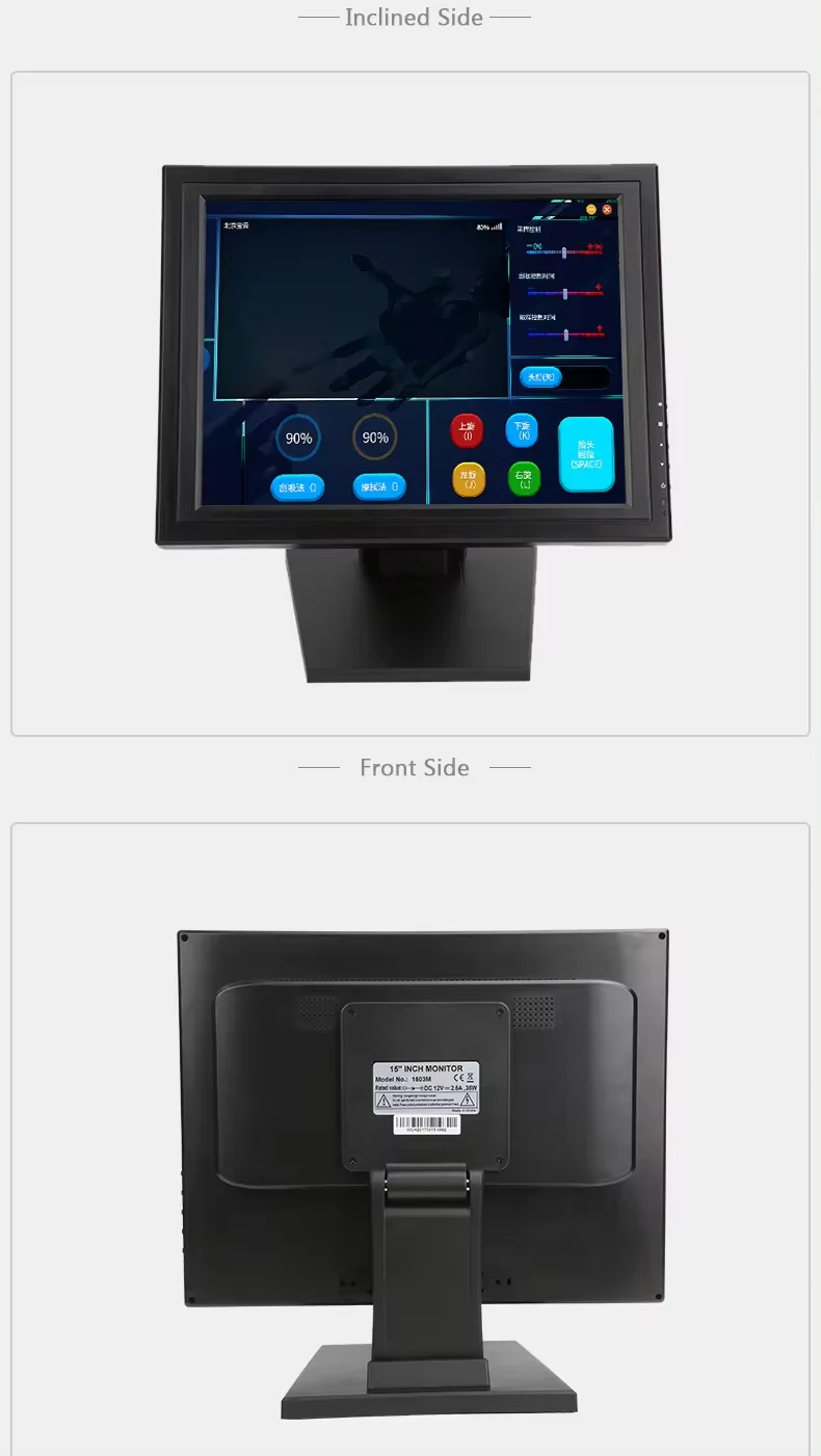 OEM POS 15 /19/ 24 inch capacitive LCD LED restaurant POS touch screen