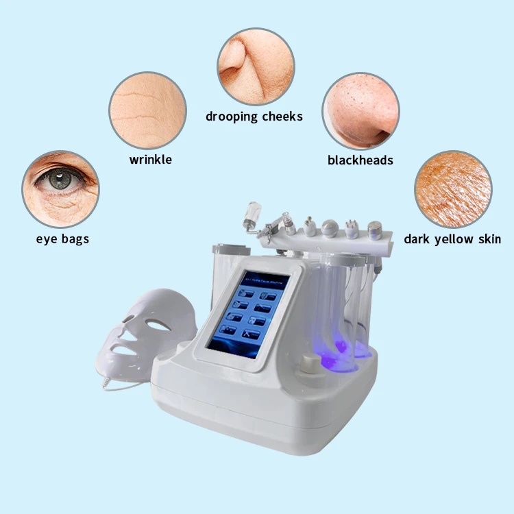 Beauty Equipment Korea Rf Portable Face Lift Skin Tightening Wrinkles Hydrodermabrasion Machine