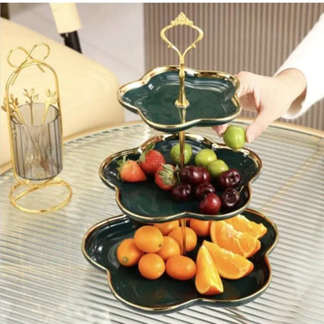 Stainless Steel Gold Cutlery Set Dinner Plates Ceramic Set Luxury Hot Nordic Style Ceramic Tableware Set