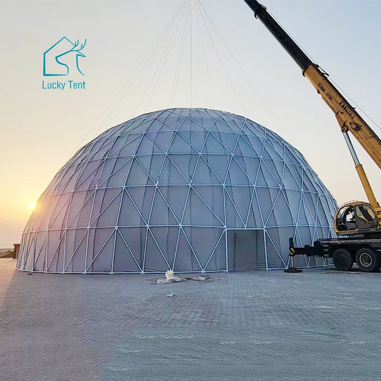 Outdoor Durable Full White PVC Dome Commercial Building for Events Mapping Screen Projection Dome