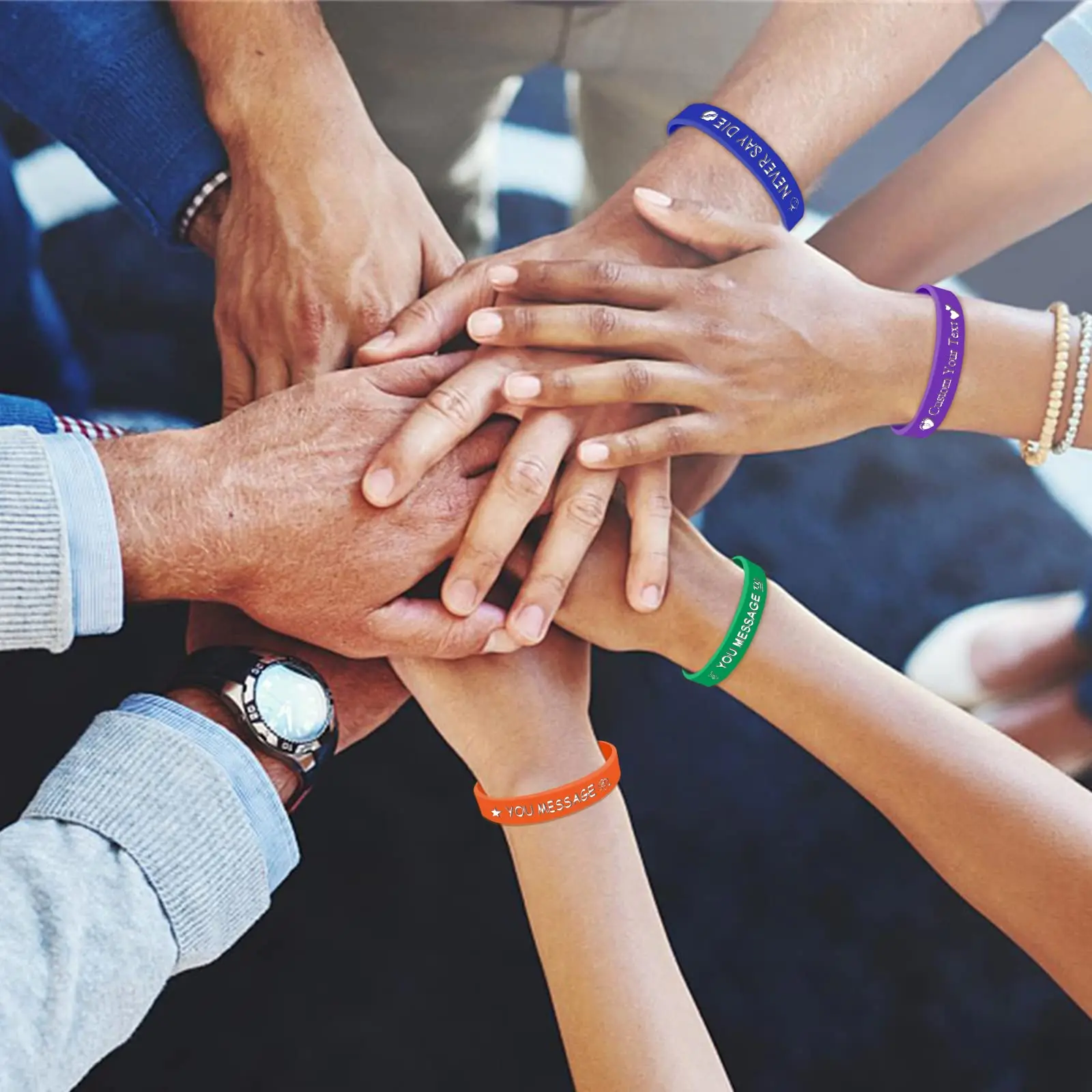 Marketing Promotional Silicone Wristband Logo Custom Wrist Band Eco Friendly Products 2024 Rubber Silicon Bracelet