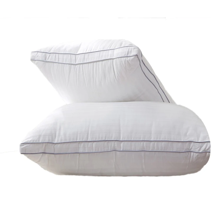 Новое поступление пользовательские мягкие 1 см 240 нитки Count полосатый хлопок подушка для отеля