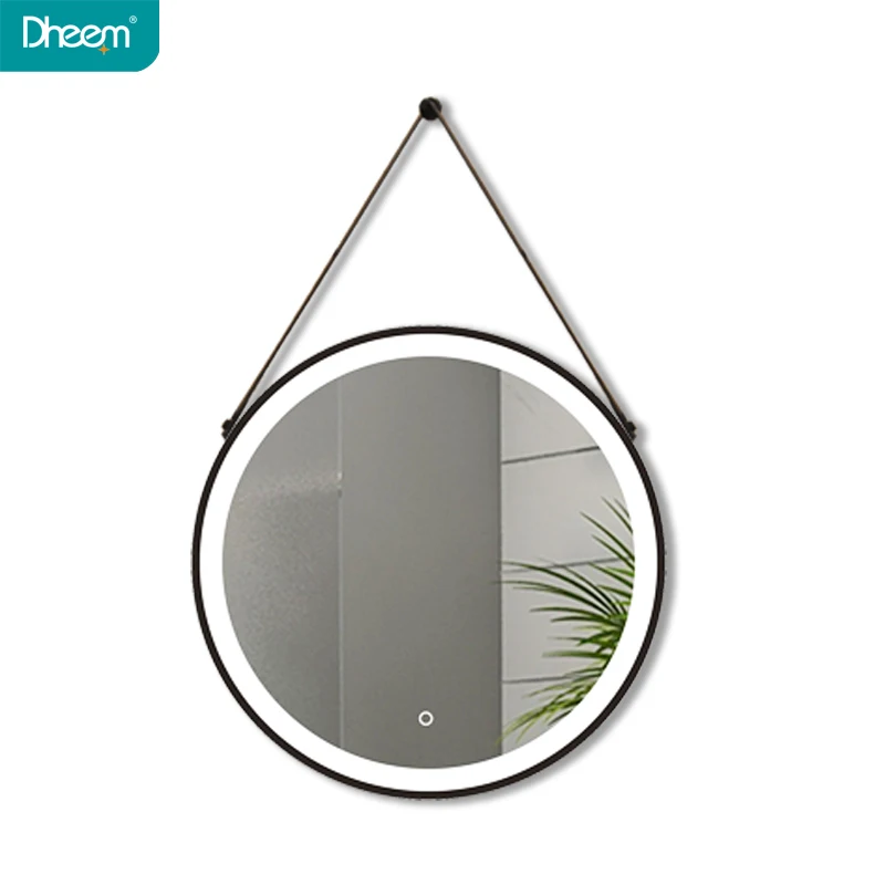 
Beauty Luxury New Style Round Decoration Bathroom Illuminated Framed LED Mirror with Belt 