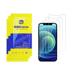 0.33mm 2.5D Mobile Phone Super Smooth Fingerprint High Quality HD Explosion-proof Tempered Glass Film for Iphone 13 12 PRO MAX