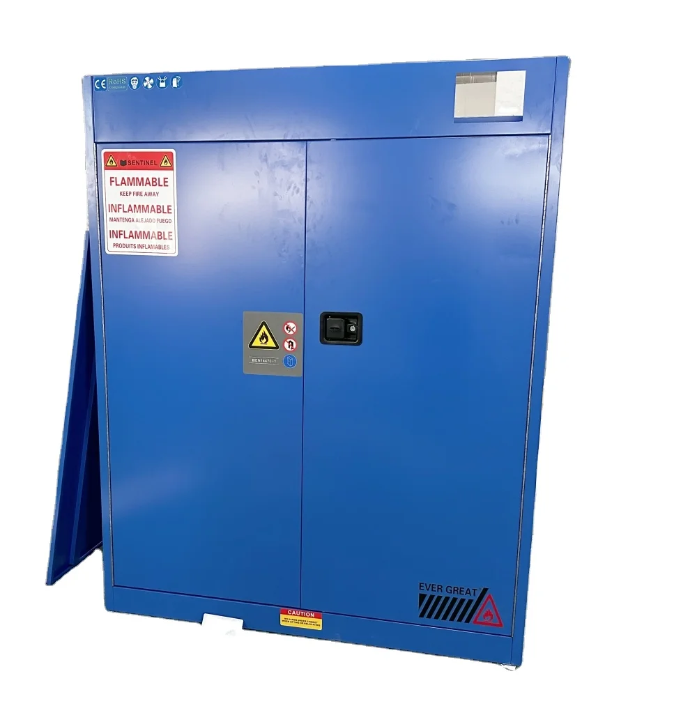 Customized Full Steel 45gal Flammable Storage Cabinet 100 Liters Cap Chemical Safety Cabinet