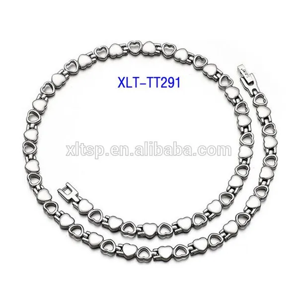 
Distinctive design necklace jewelry pure titanium energy power necklace 