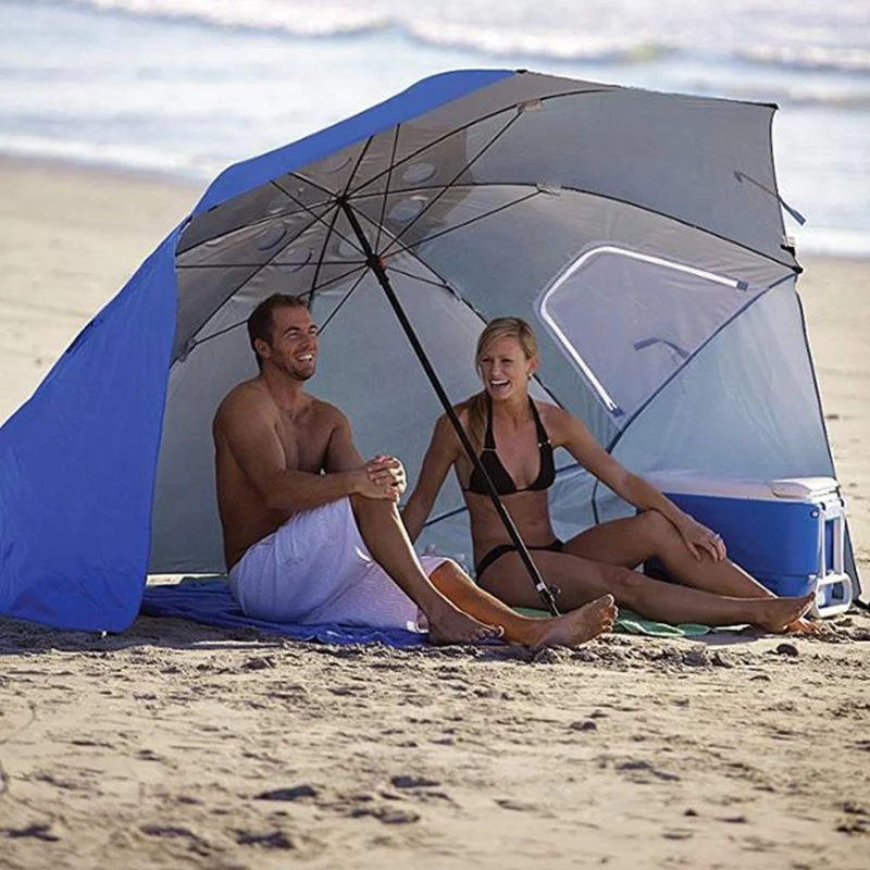 Patio Cottage Courtyard Garden Outdoor Beach Umbrella Outdoor Sunshade Furniture Sea Beach Leisure Umbrella Sunshade Umbrella