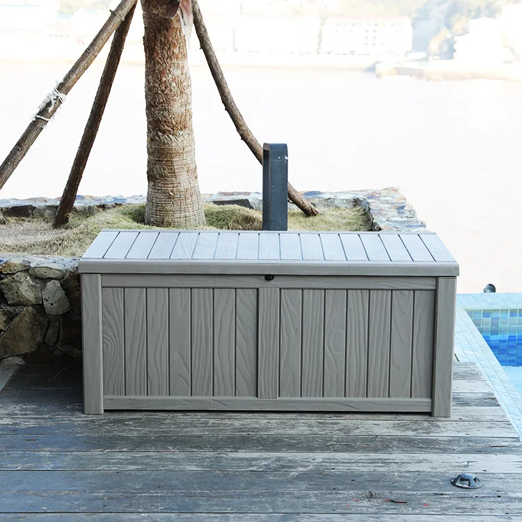 Cheap 119 Gallon Garden Waterproof Plastic Deck Box Storage Outdoor