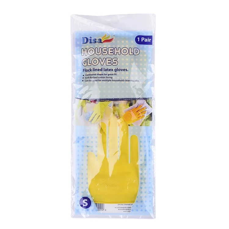 Household Cleaning Latex Gloves Silicone Dishwashing Gloves Kitchen Rubber Latex Gloves