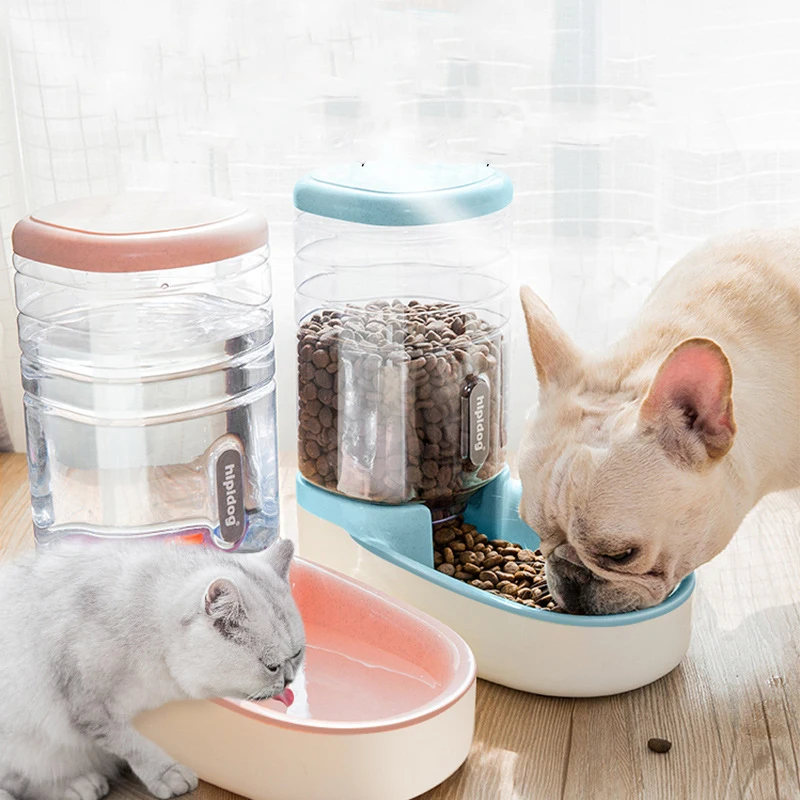 
Luxury Smart Auto Automatic Pet Dog Food Water Dispenser Bottle Bowl Pet Feeder 