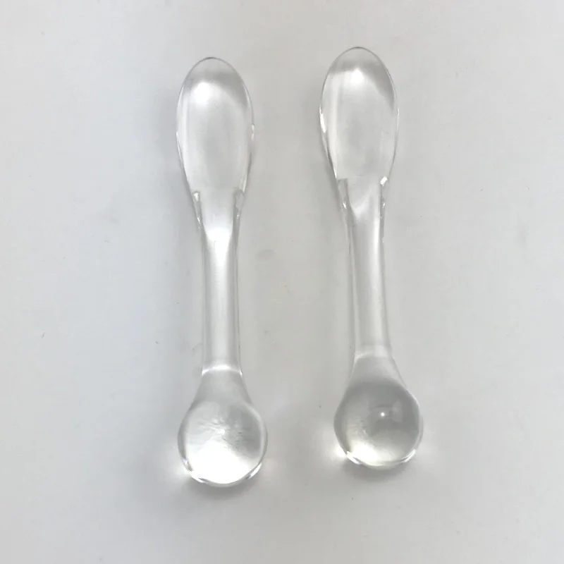 
Good quality mini makeup plastic acrylic cosmetic spoon spatula 